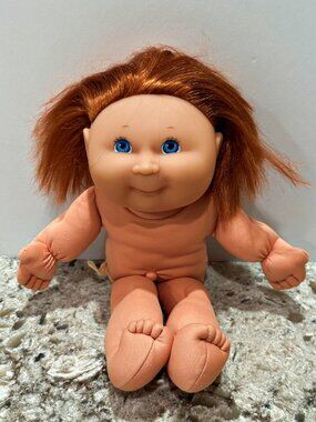 VTG Cabbage Patch Kids Doll Mattel 1996 Red Cornsilk Hair Blue Eyes 14 Inch MB4